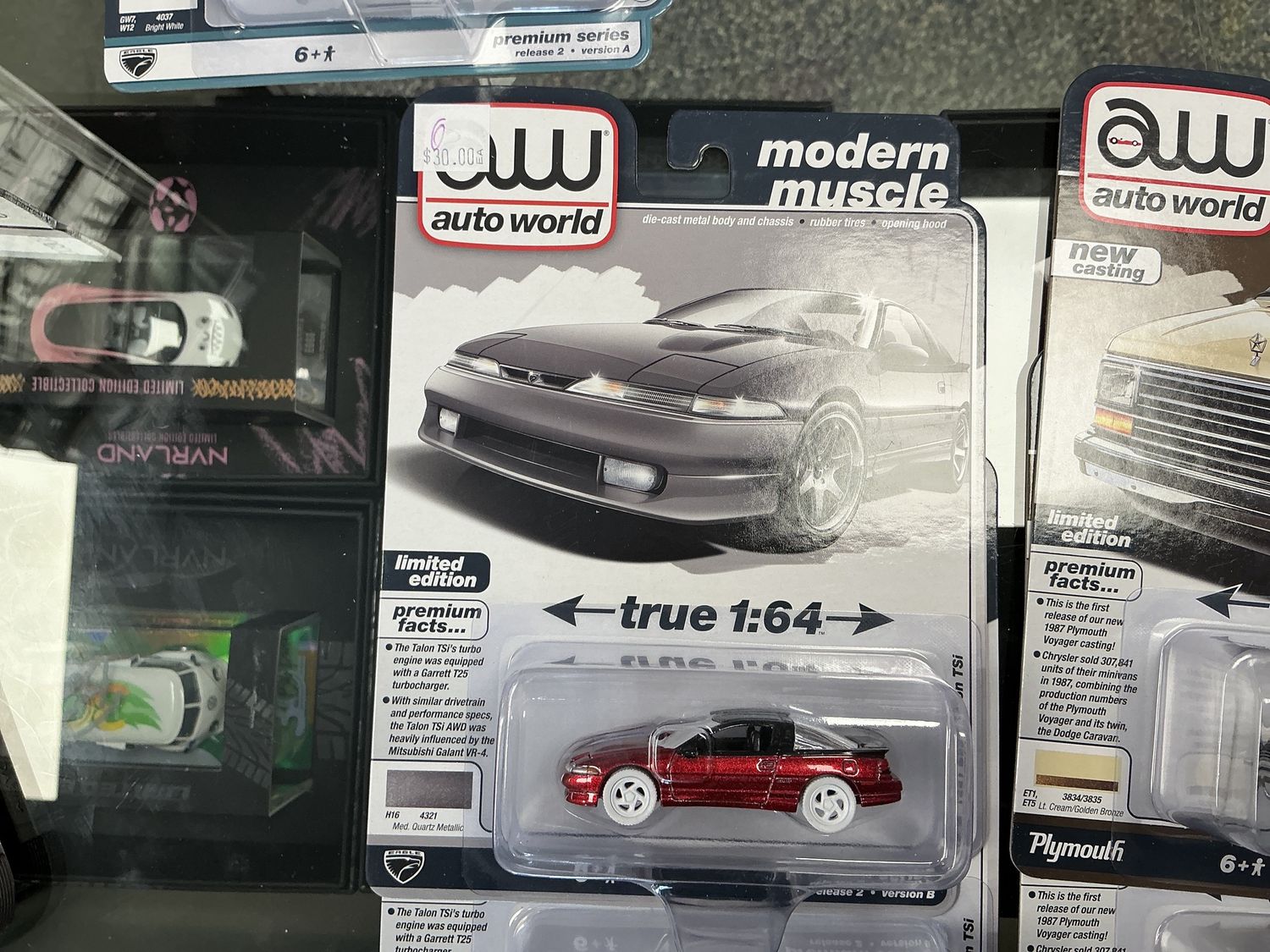 1991 Eagle Talon TSI Chase red