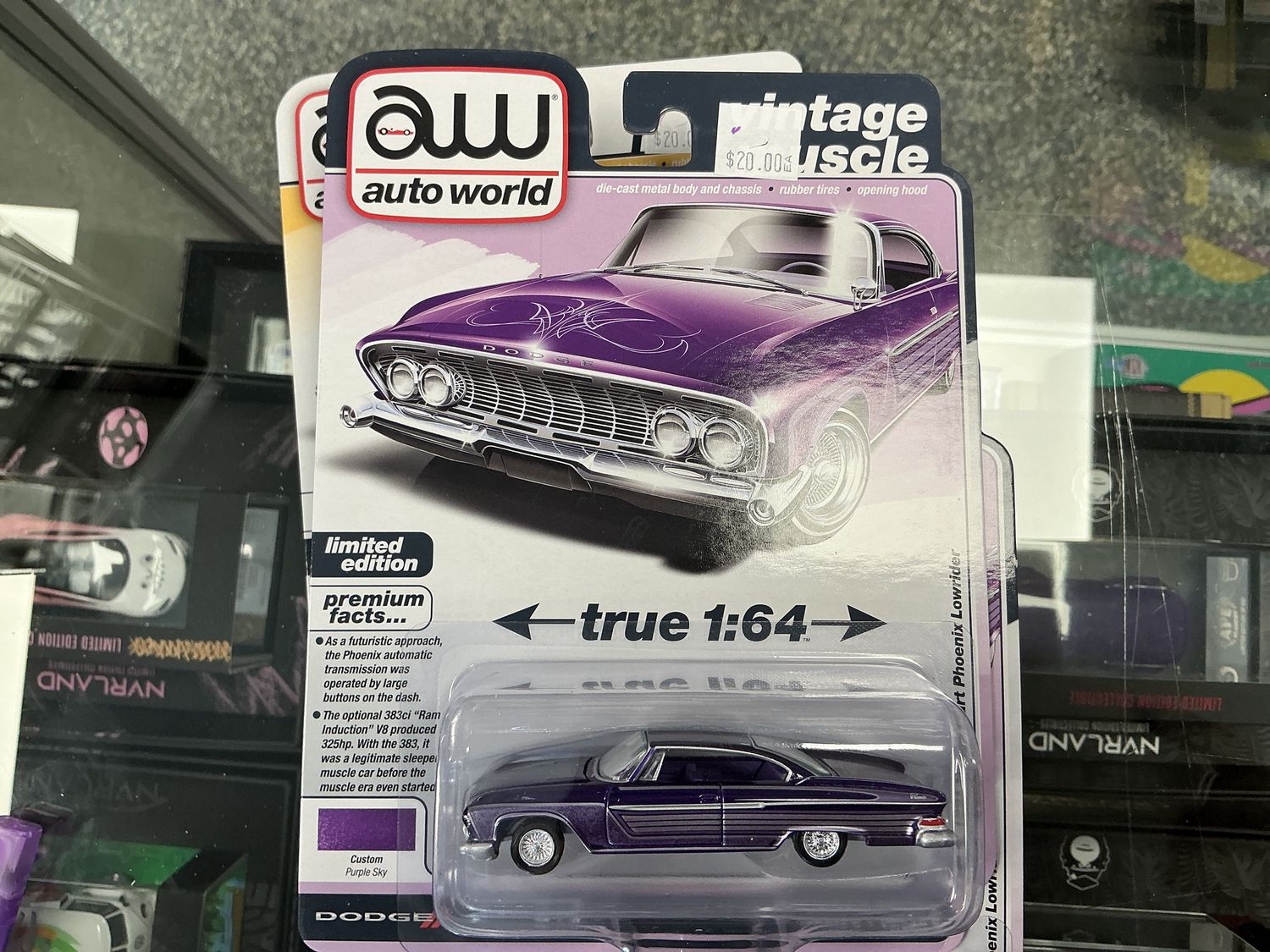 1961 Dodge dart Phoenix, Lowrider, purple
