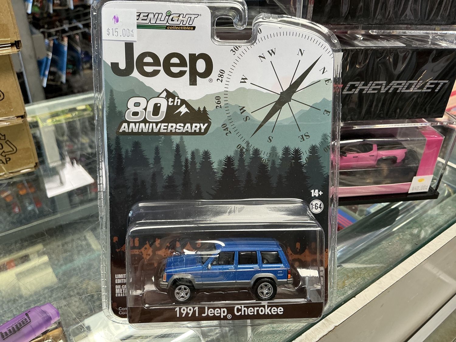 1991 Jeep Cherokee blue