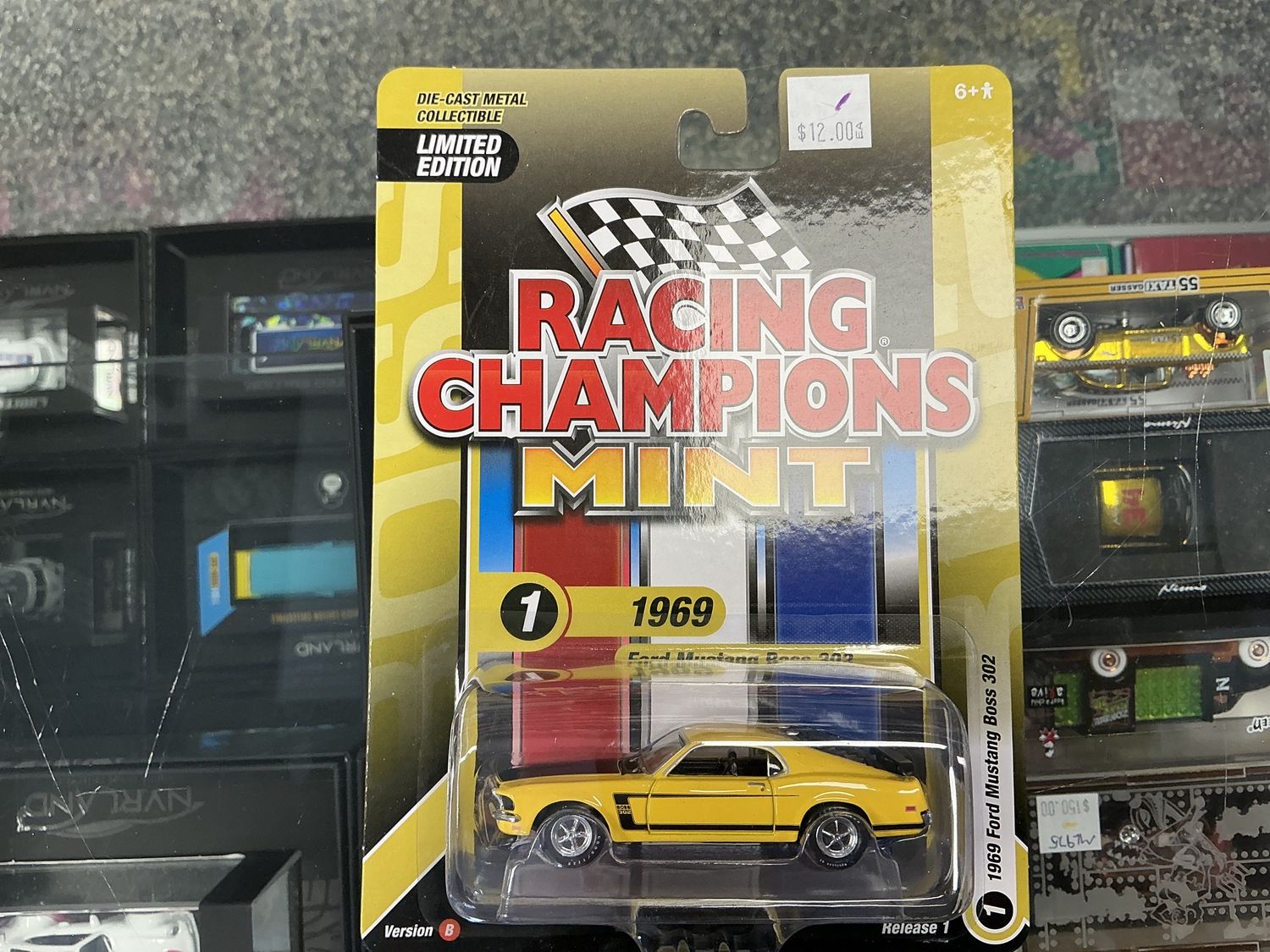 1969 Ford Mustang boss 302 yellow