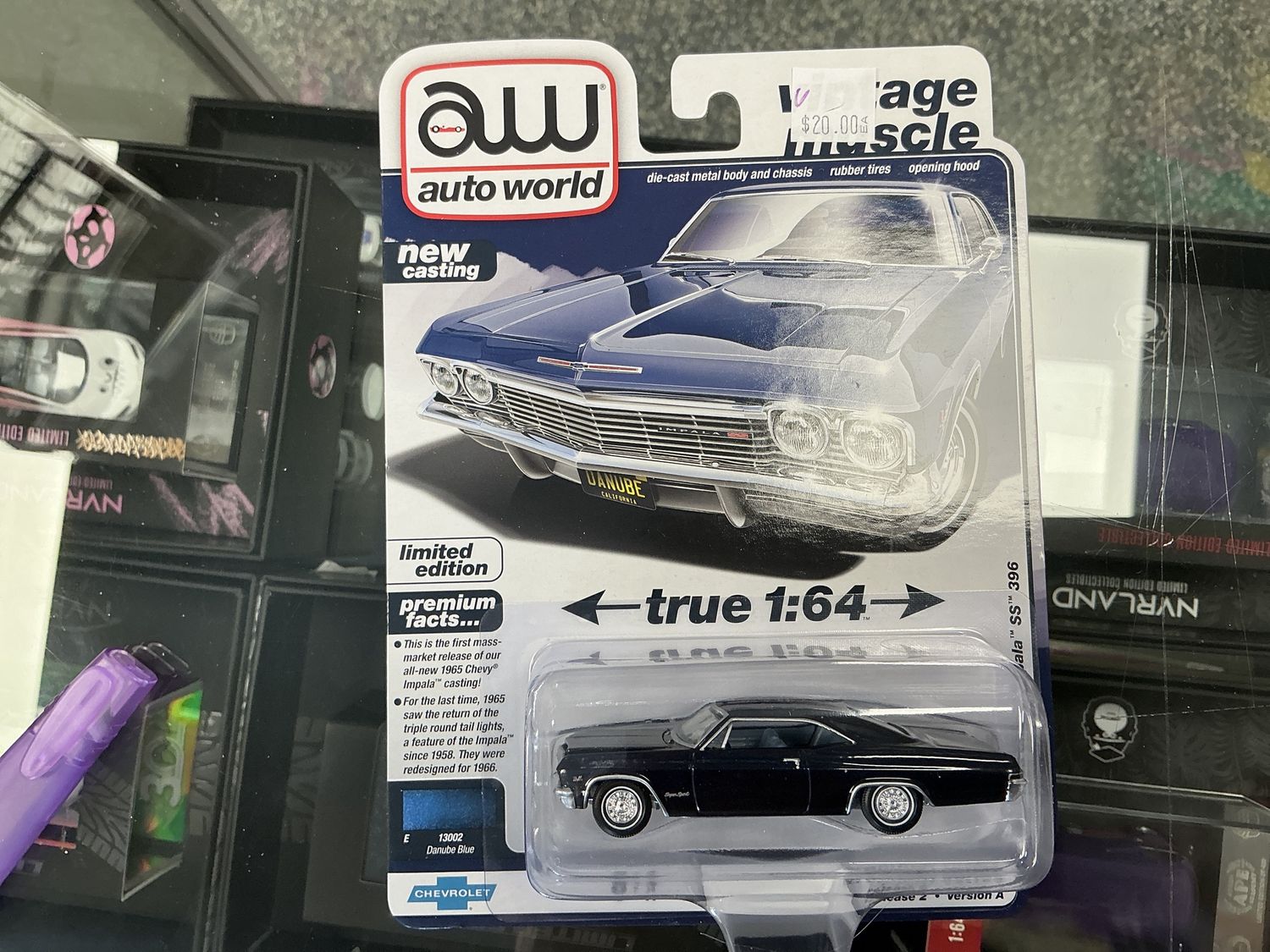 1965 Chevy Impala, SS 396 blue