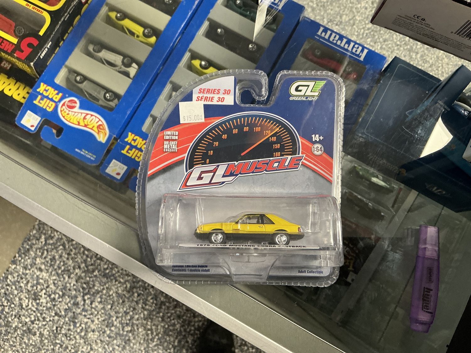 GL muscle 1979 Ford Mustang cobra fastback yellow