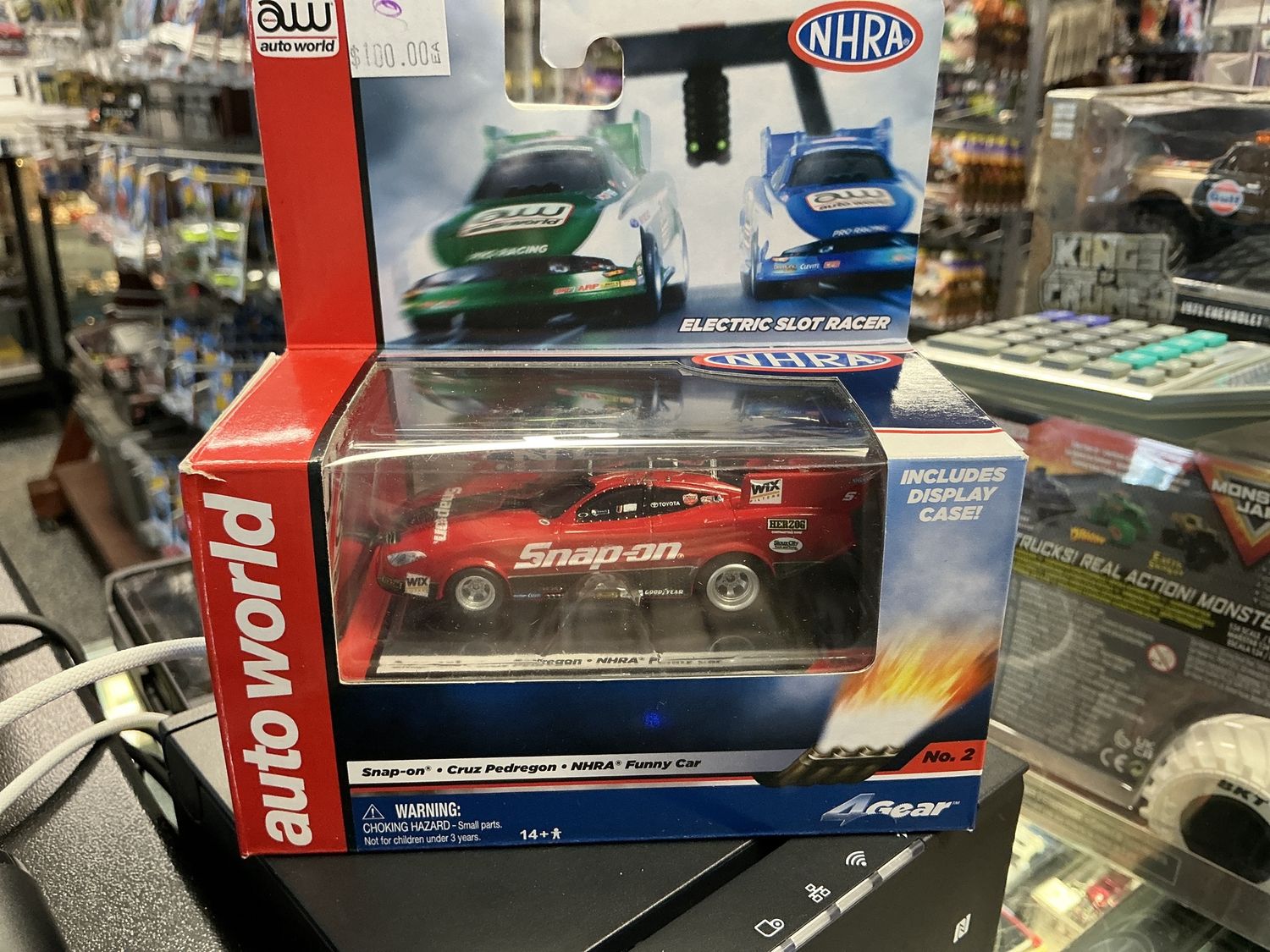 NHRA electric slot racer Snap-On Tools