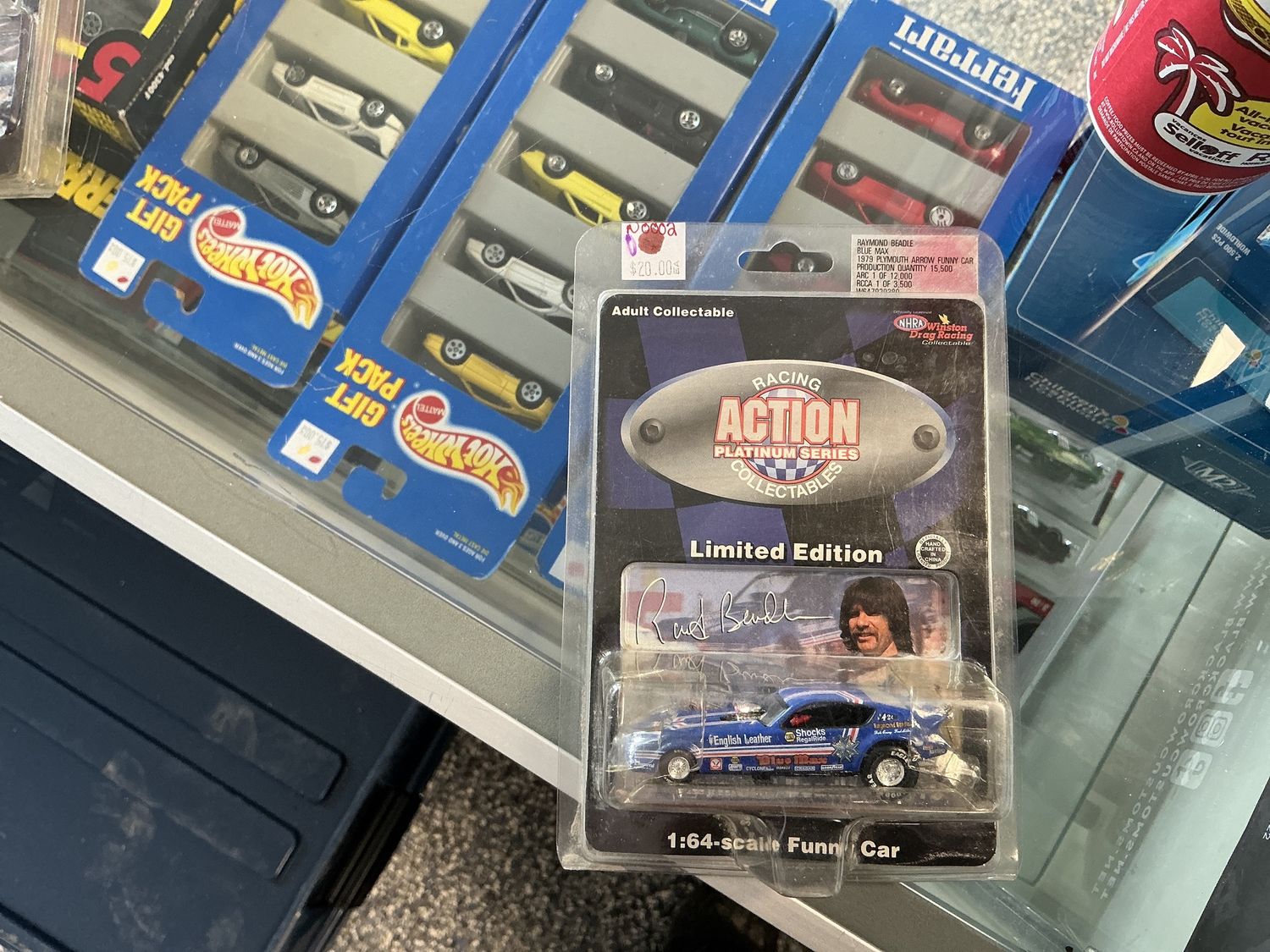 Action racing Raymond Beadle