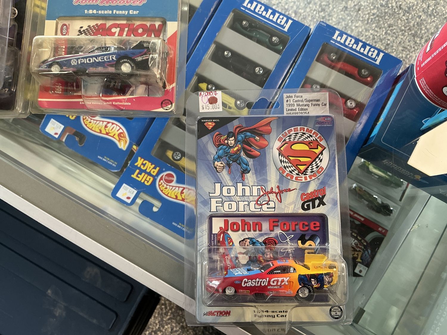 John force Superman racing