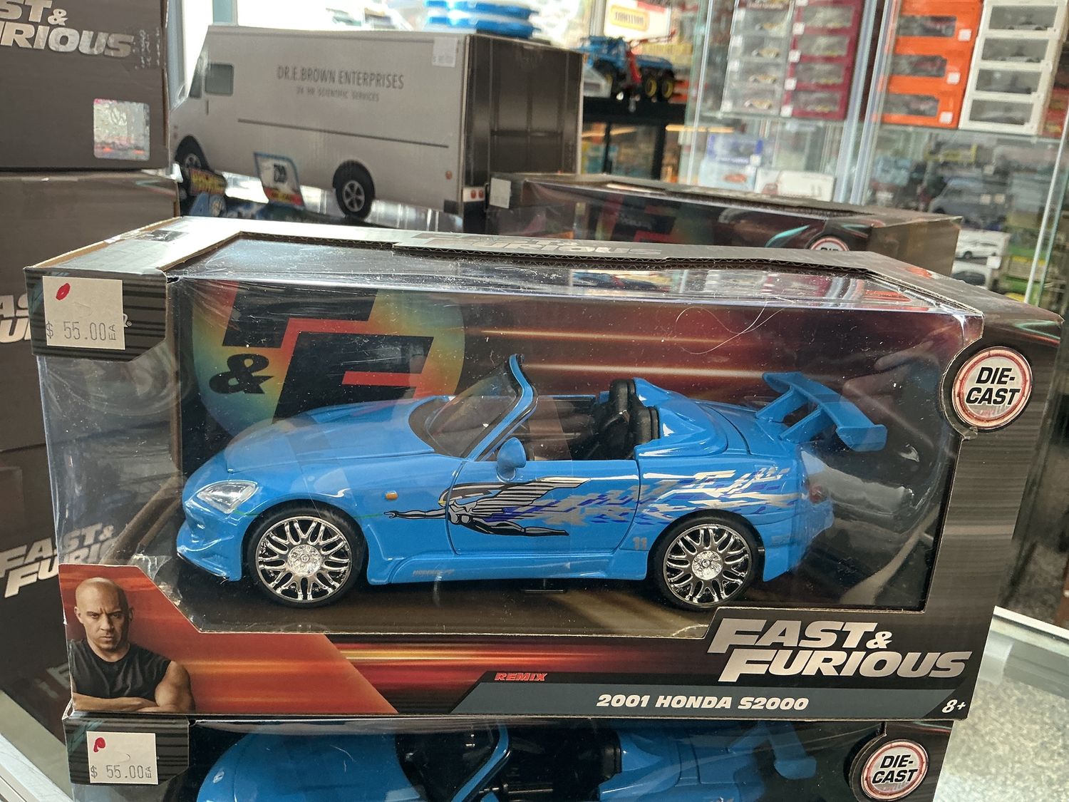 Fast and the furious Honda S 2000 blue