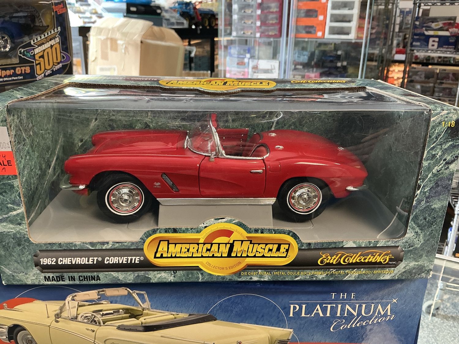 1962 Chevy Corvette convertible red