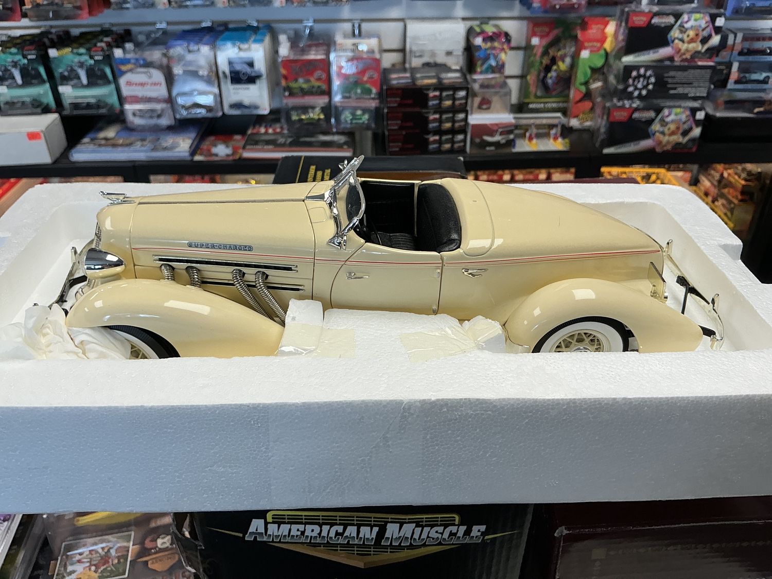 1935 Auburn model 851 boathouse speedster beige