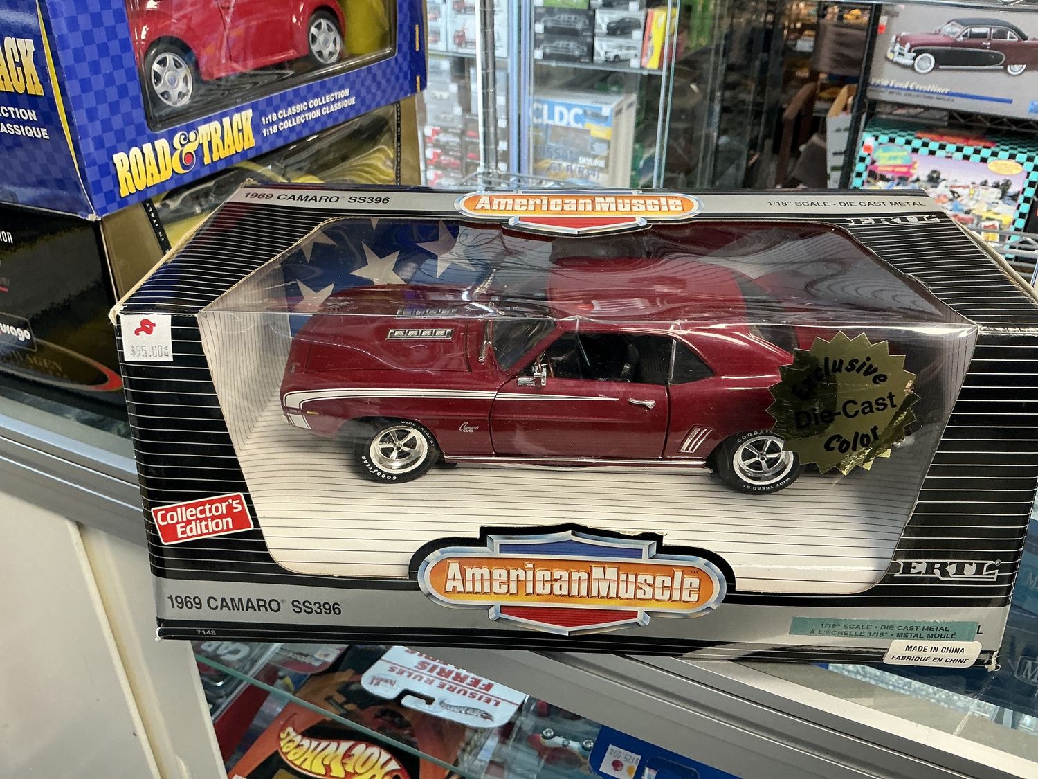 1969 Camaro SS 396 red exclusive