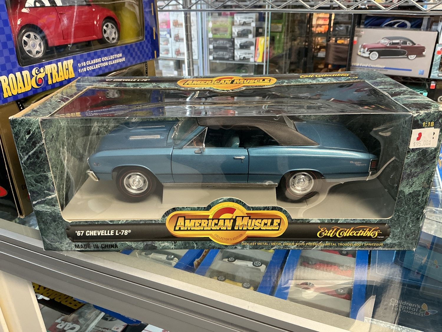 1967 Chevelle L 78 blue with a black top