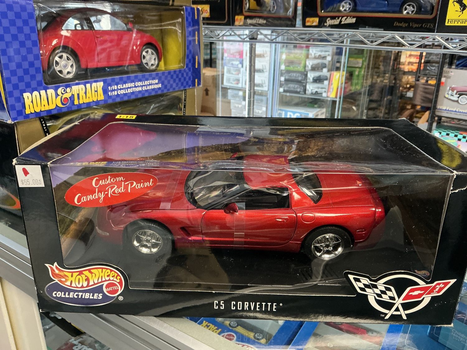 C5 Corvette custom candy red paint