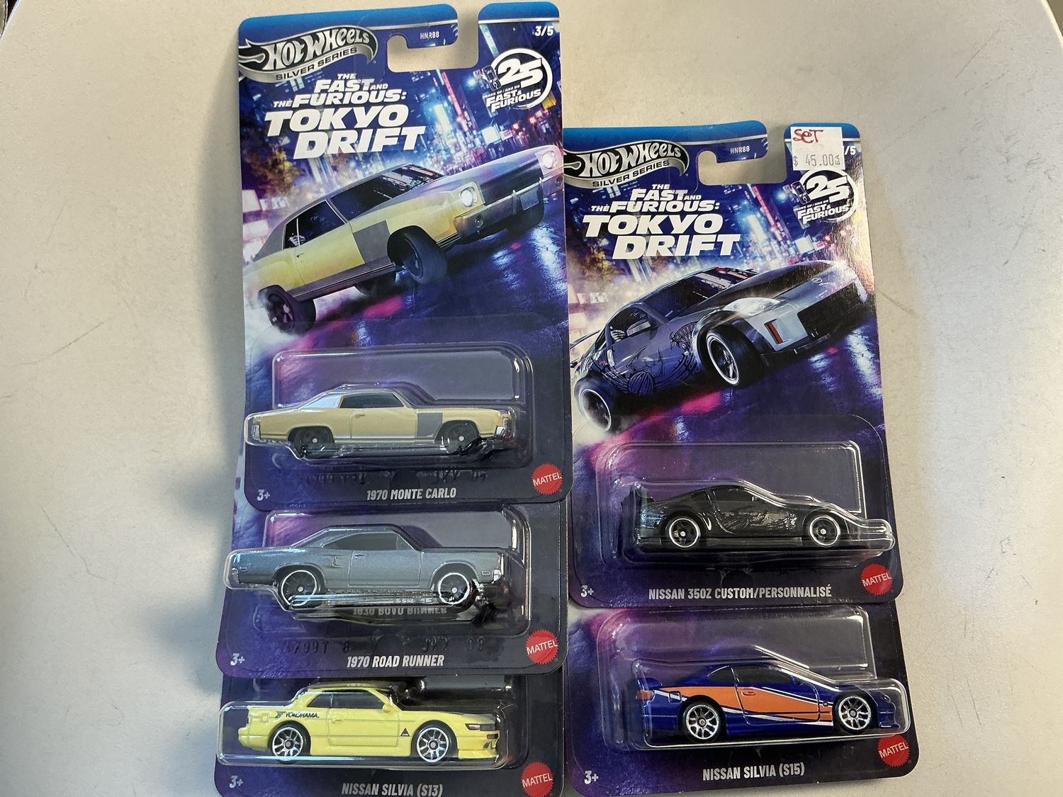 The fast and the furious, Tokyo drift 25 years set