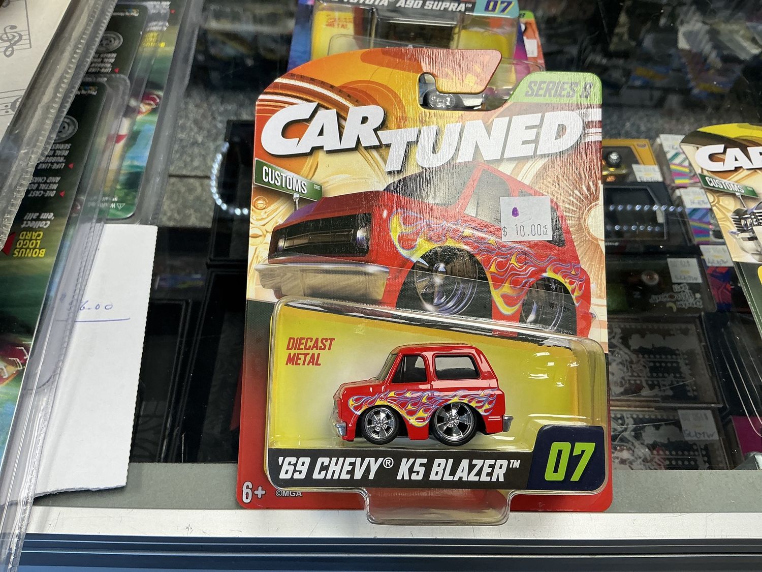 1969 Chevy K5 blazer red with flames