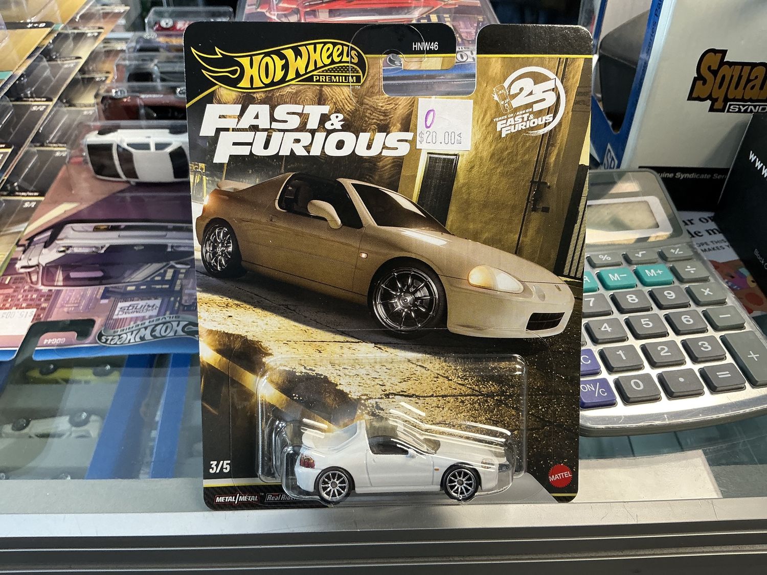1994 Honda del Sol white fast and the furious 25 years