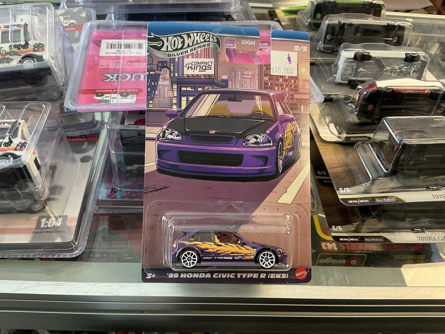 Compact Kings 1999 Honda Civic type R purple
