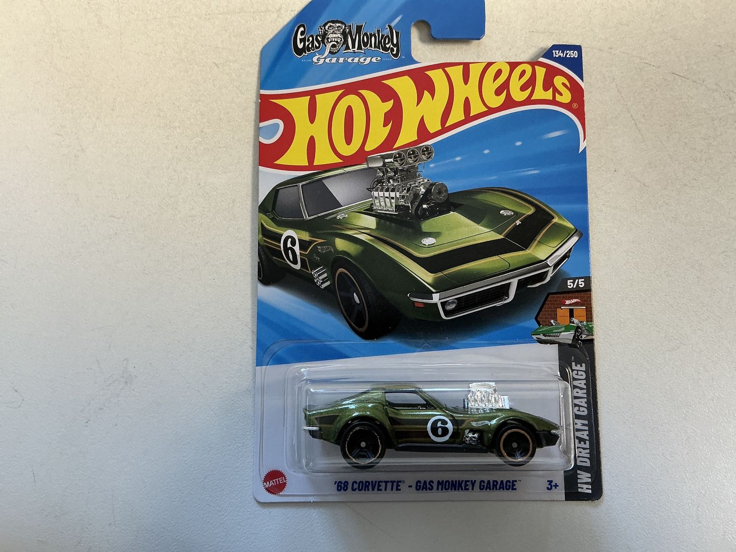 1968 Corvette gas monkey garage green