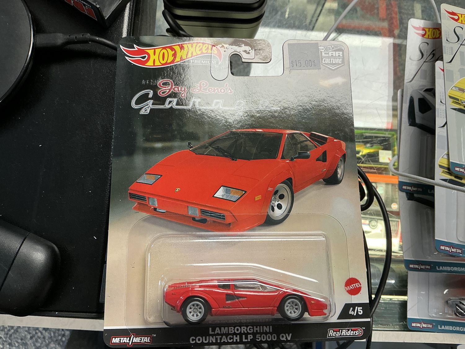 Lamborghini countach LP 5000 QV. red