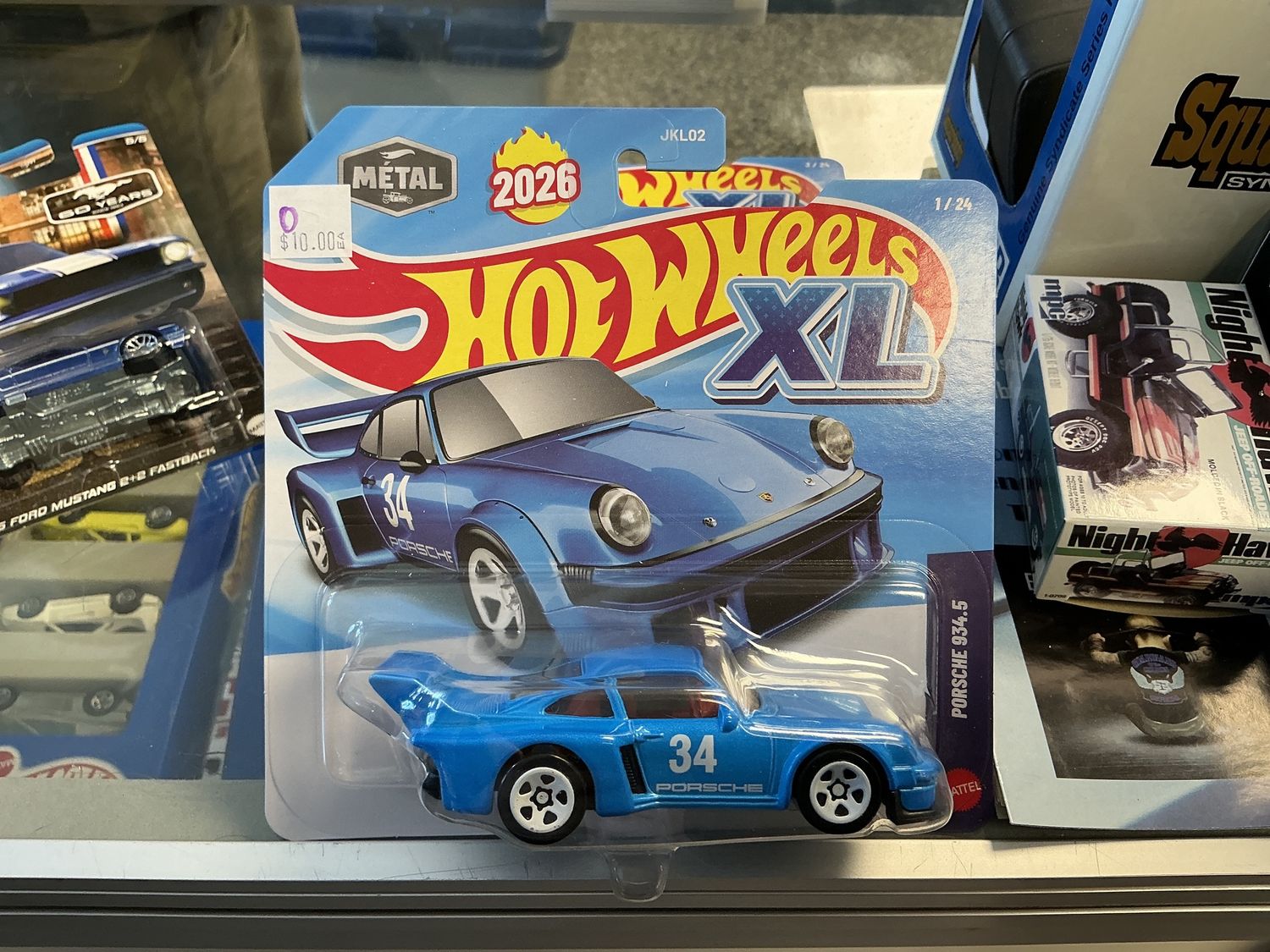 Hot wheels XL Porsche 934.5 blue