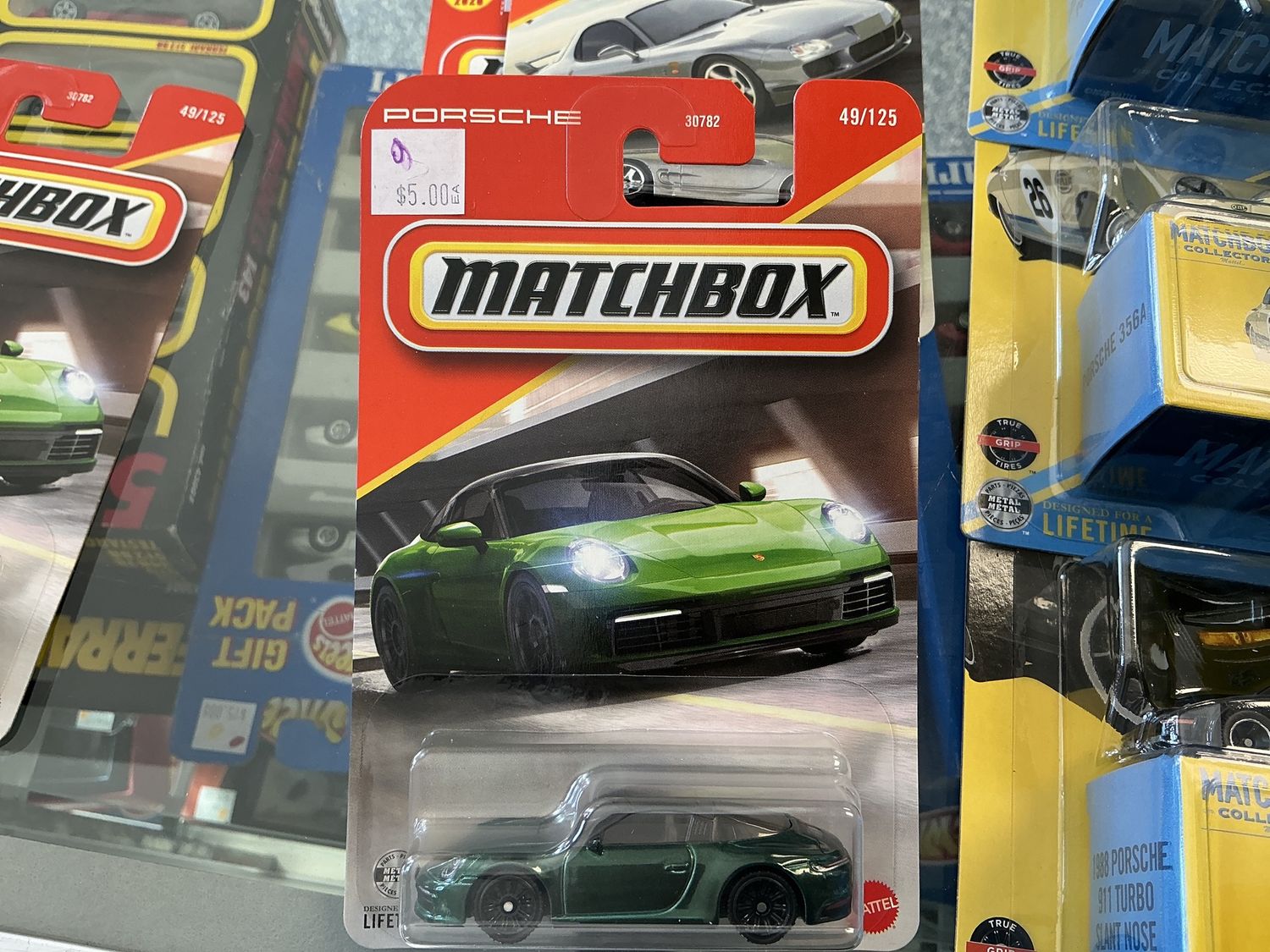 Porsche 911.  Targa  green