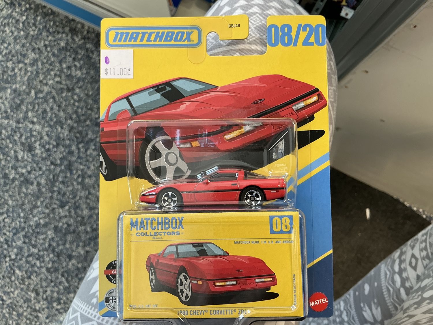 1990 Chevy Corvette ZR one red