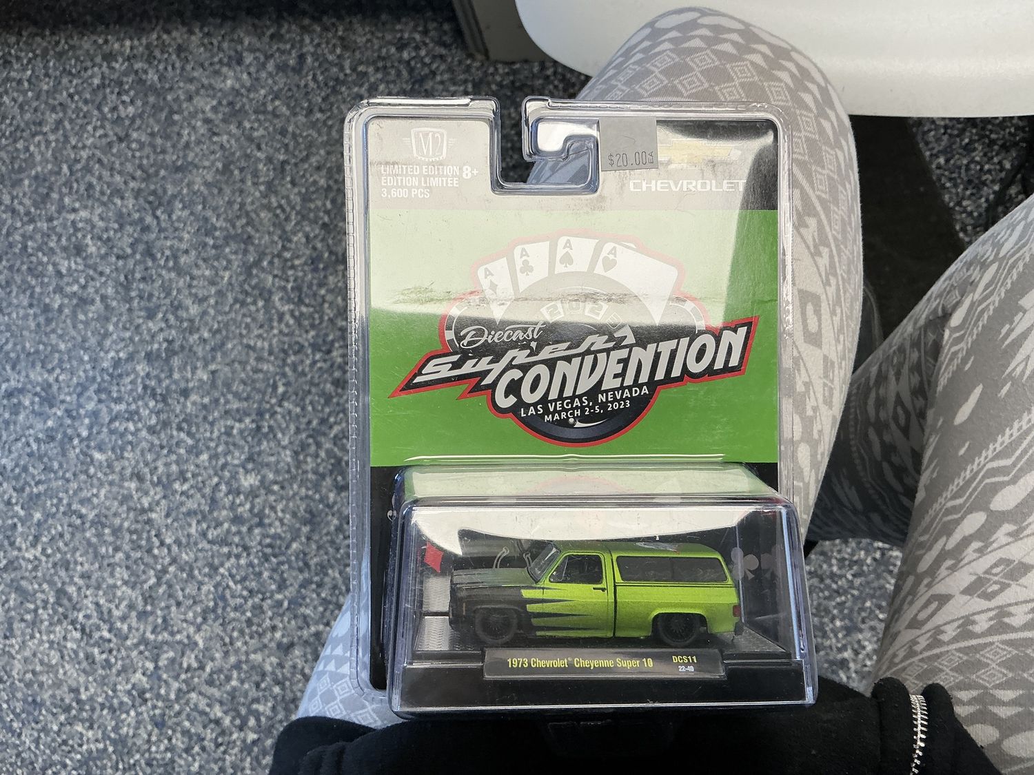 Super con cast 1973 Chevy Cheyenne, super 10 and green