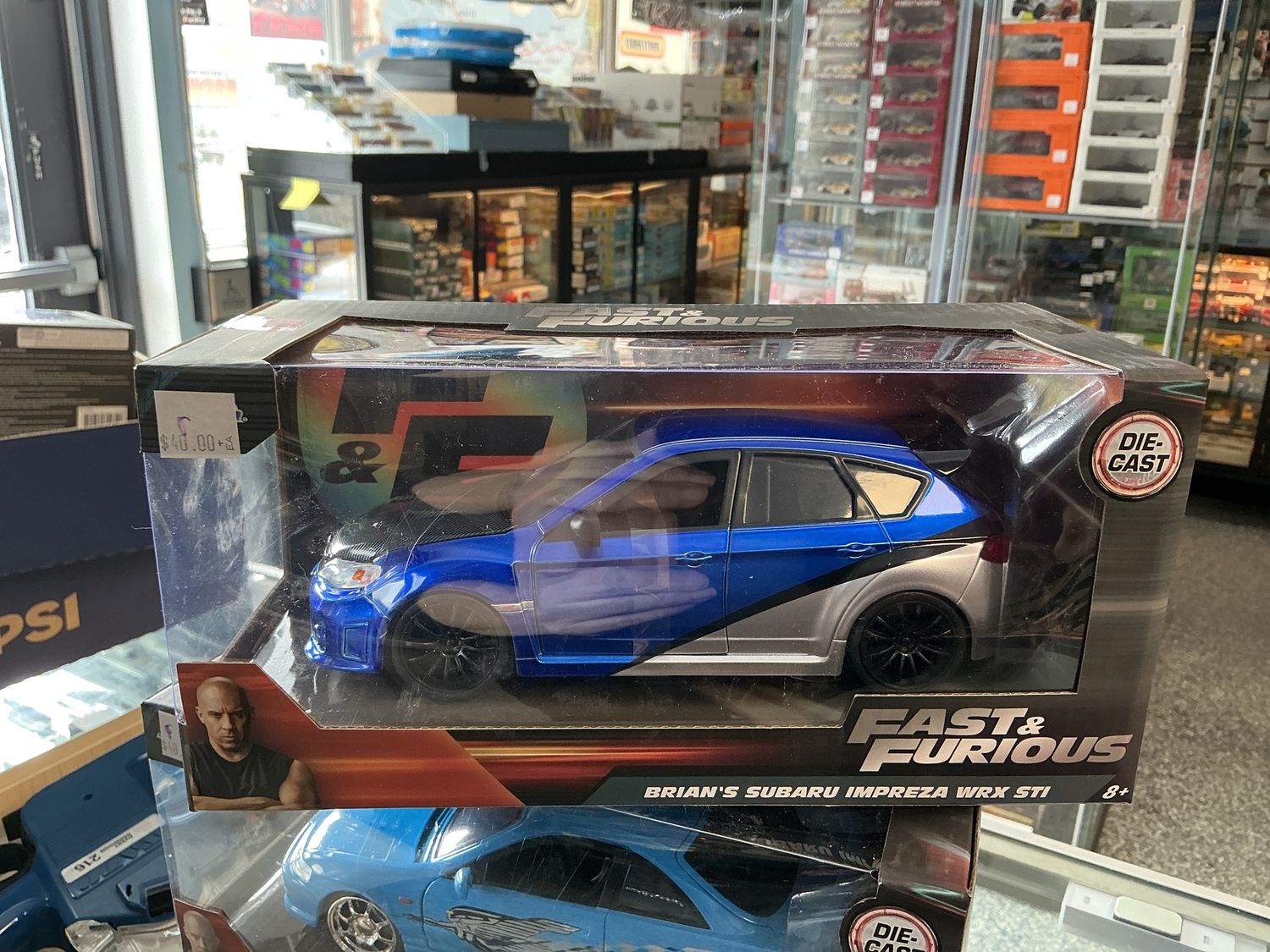 Fast and the furious Brian supra, Impreza WRXSTI blue