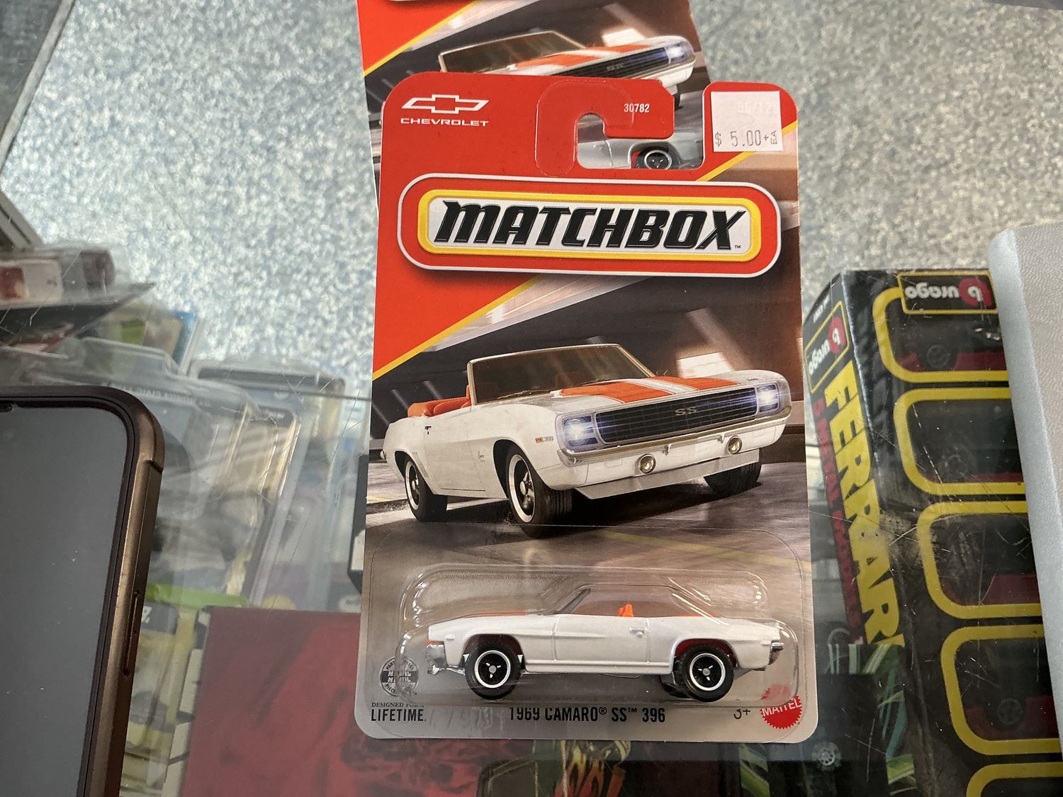 1969 Camaro SS 396 convertible white