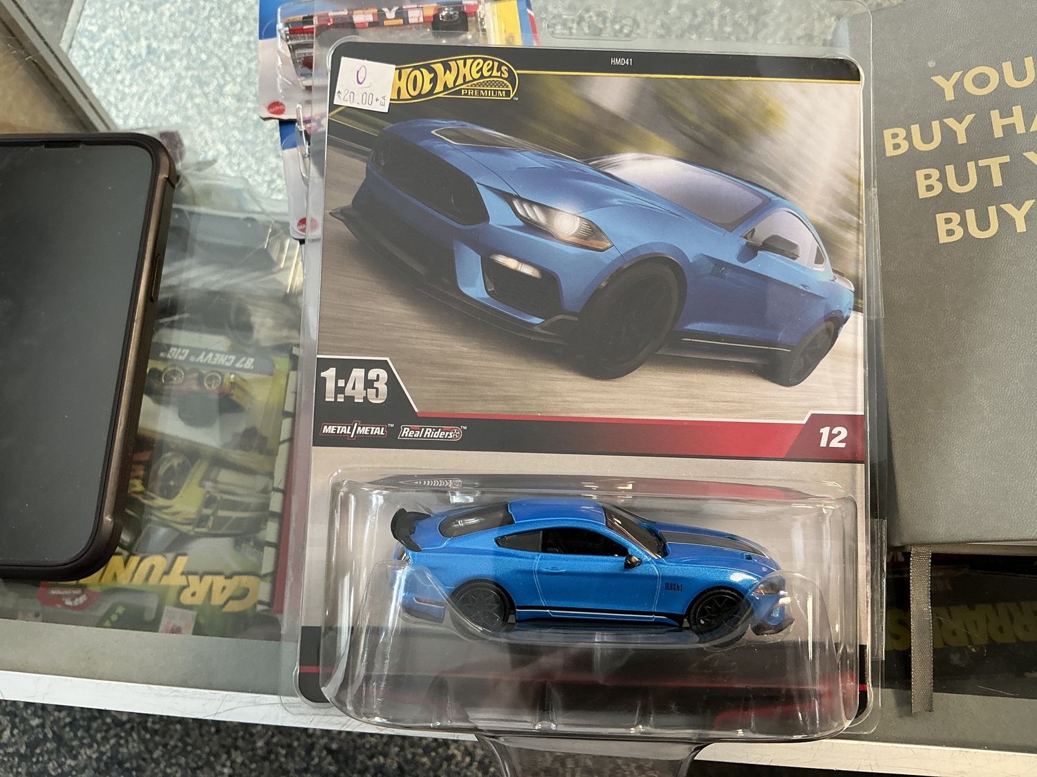 2021 Ford Mustang Mach, one blue