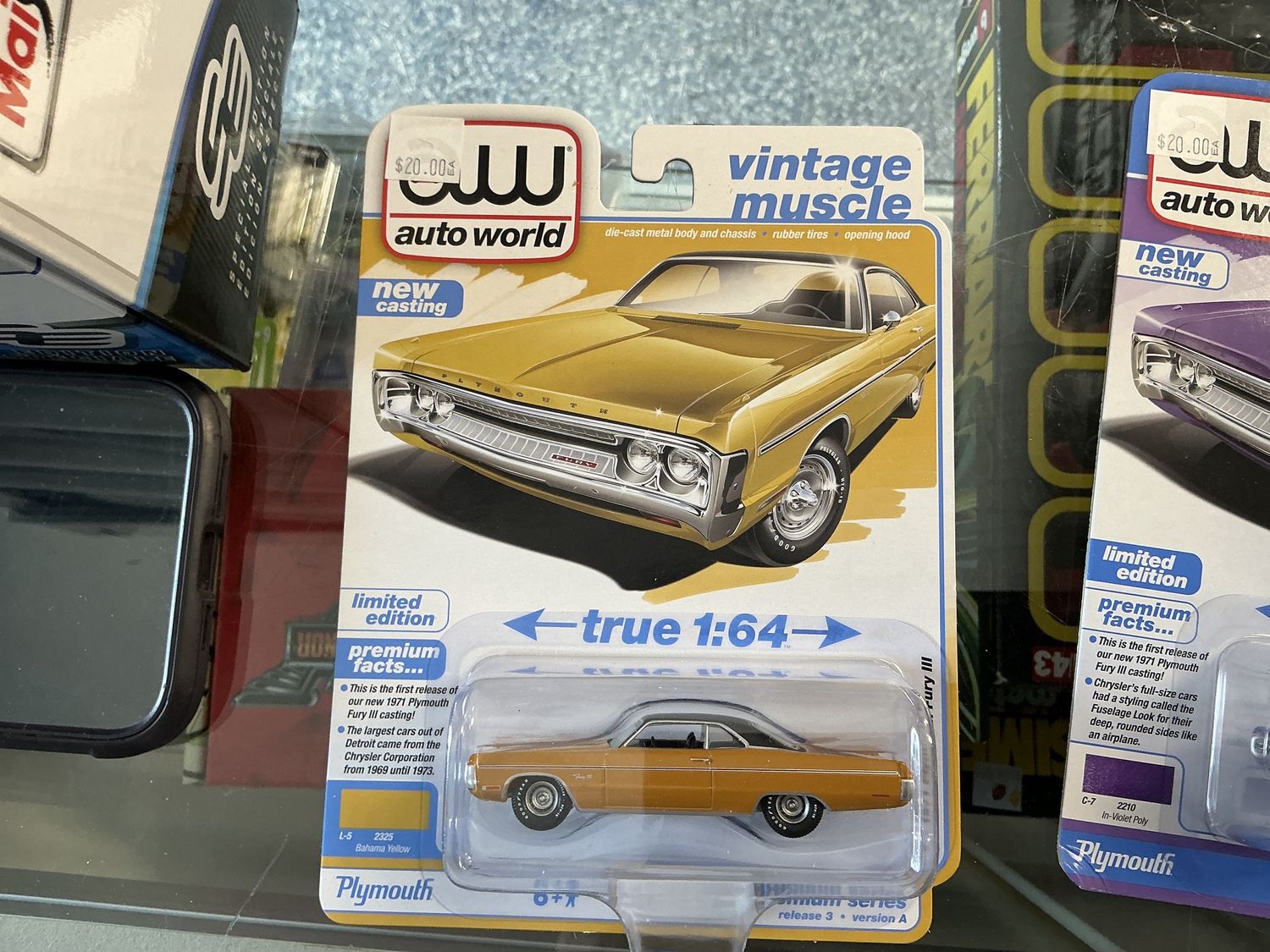 1971 Plymouth fury three Bahama yellow