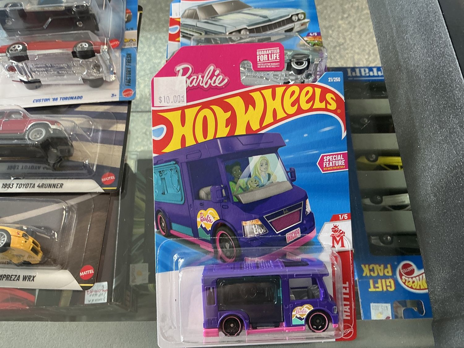 Barbie dream camper purple