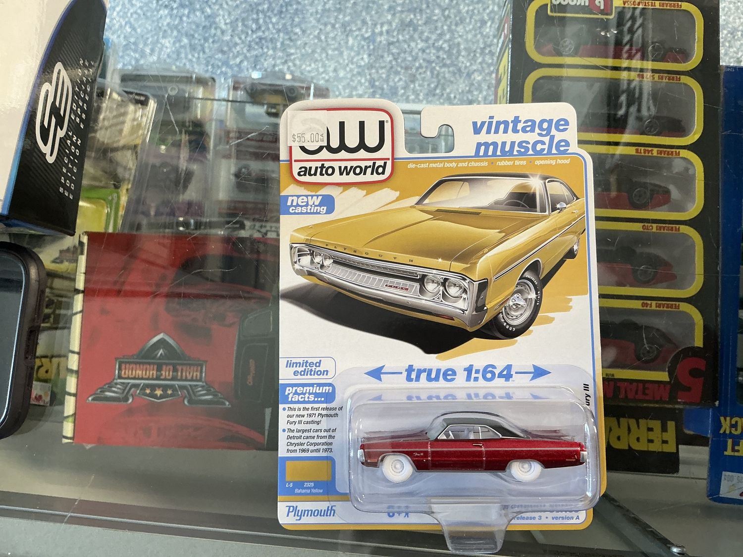 1971 Plymouth fury three Chase red