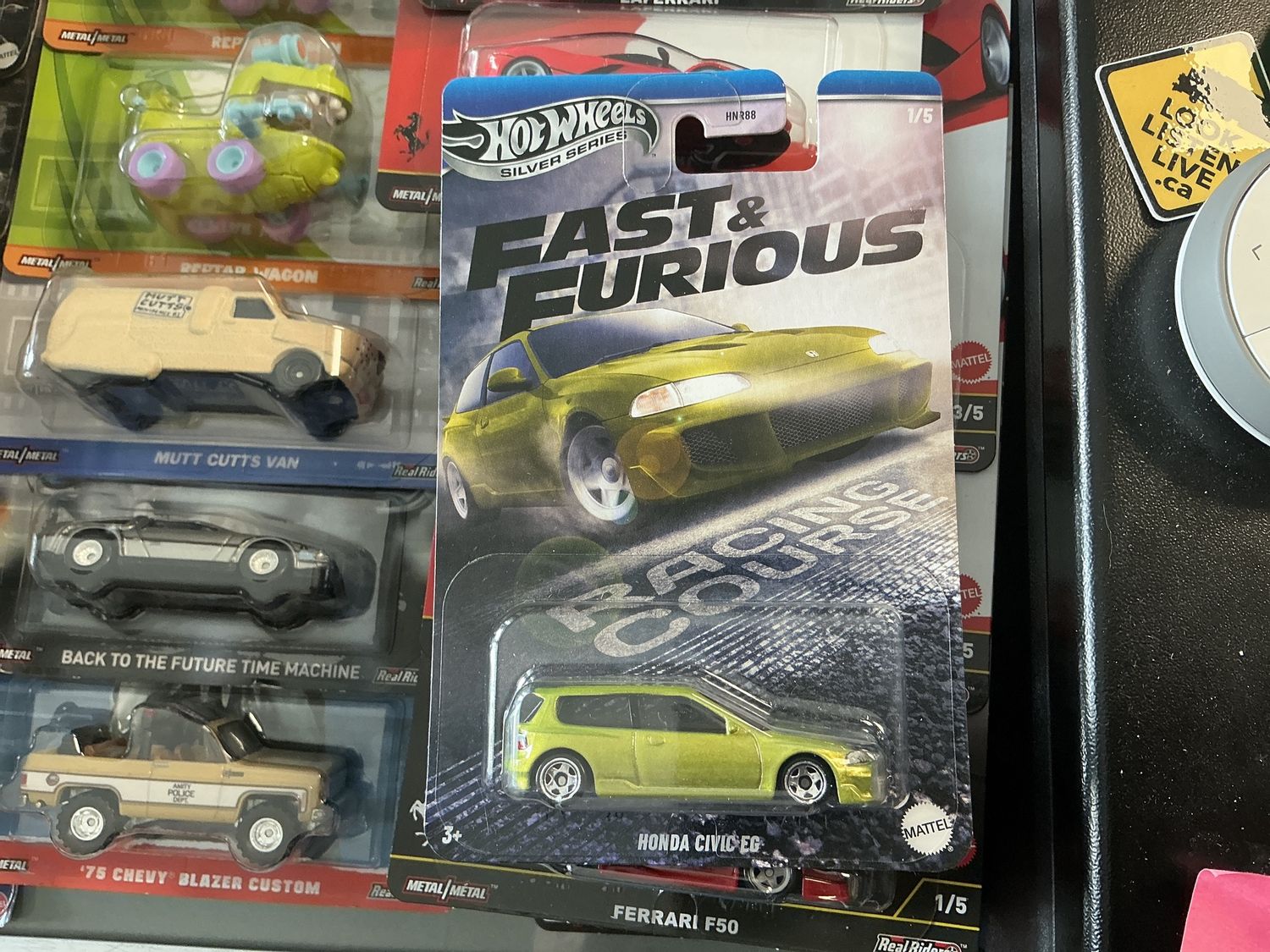 Fast and the furious racing course Honda Civic EG green