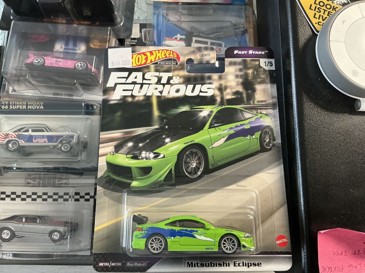 Fast and the furious Mitsubishi eclipse, green fast stars