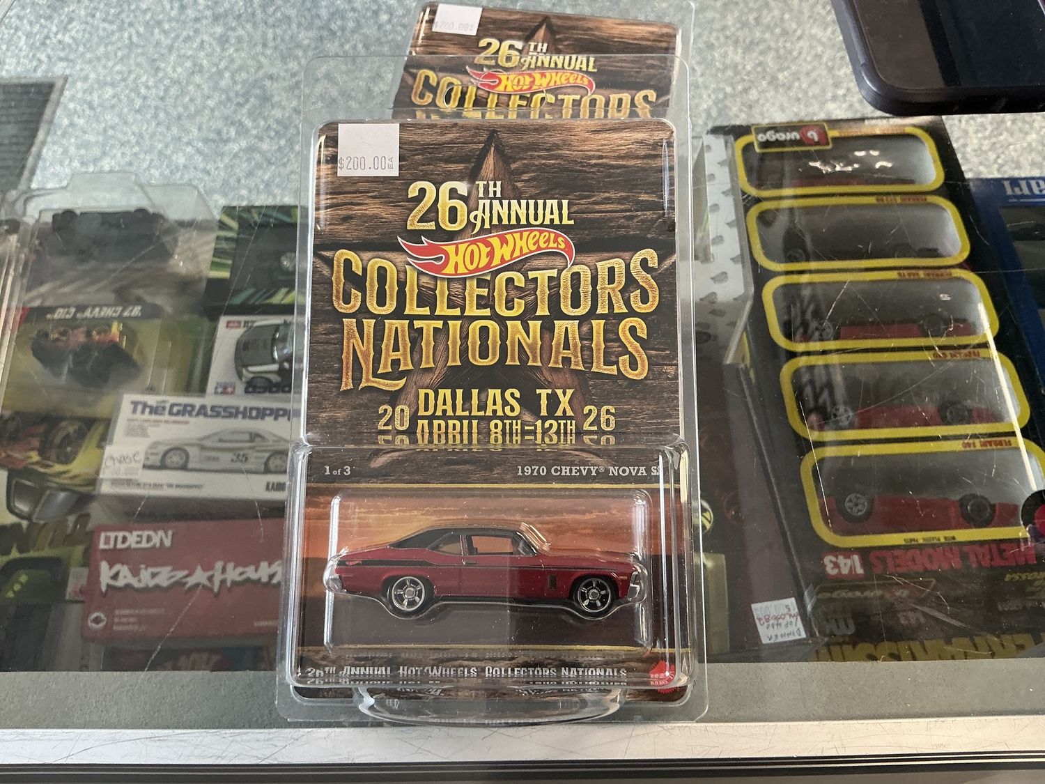 26th annual hot wheels collectors national 1970 Chevy nova SS red