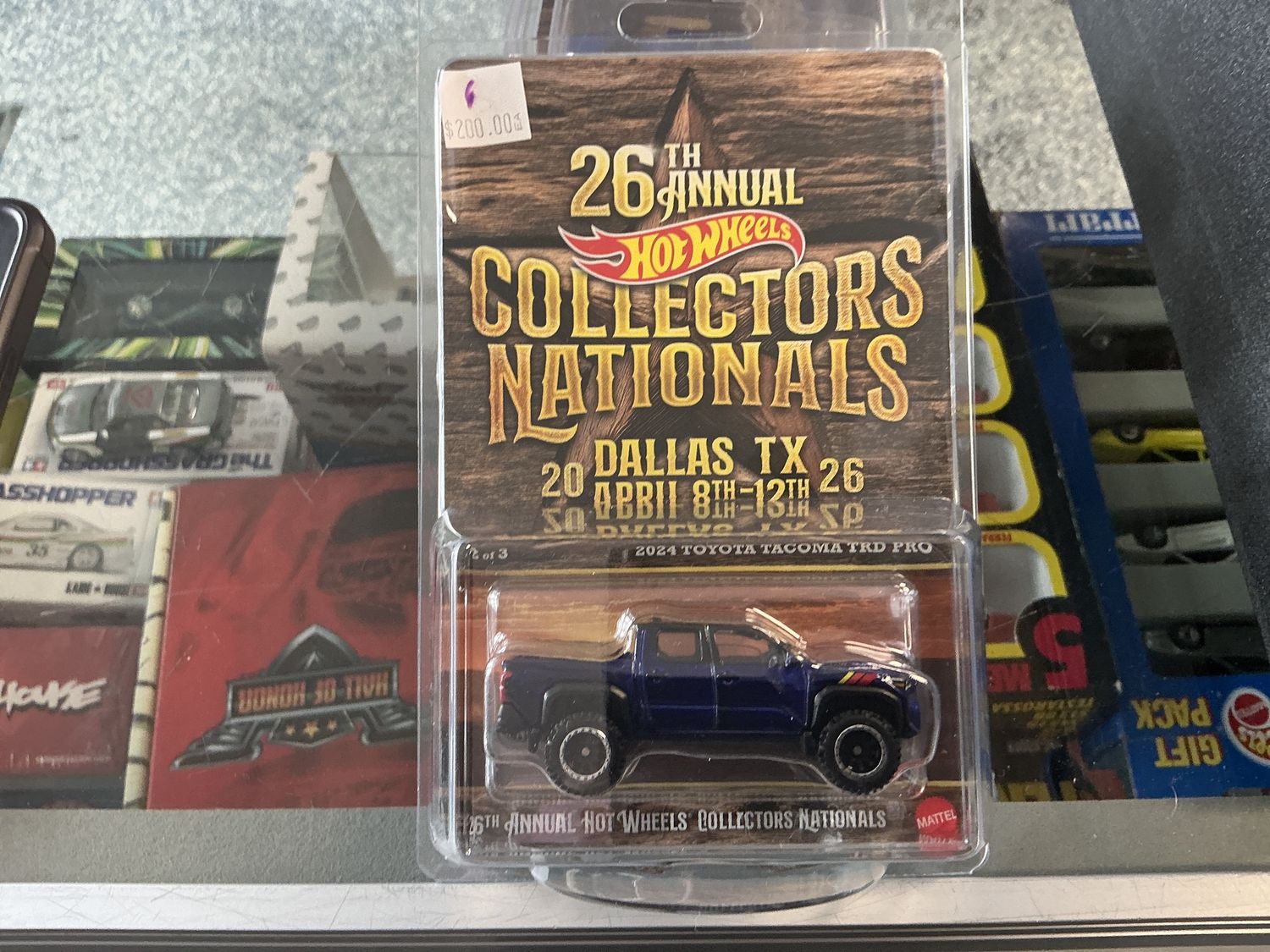 26th annual hot wheels collectors national 2024 Tacoma Toyota Tacoma TRD pro blue