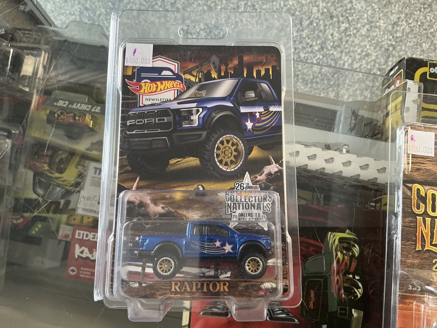 26th annual hot wheels, national collectors raptor