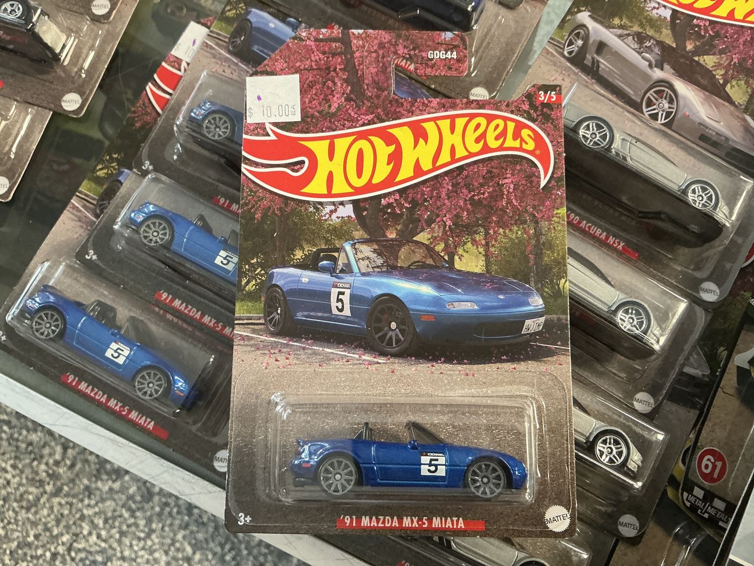 1991 Mazda MX five Miata blue