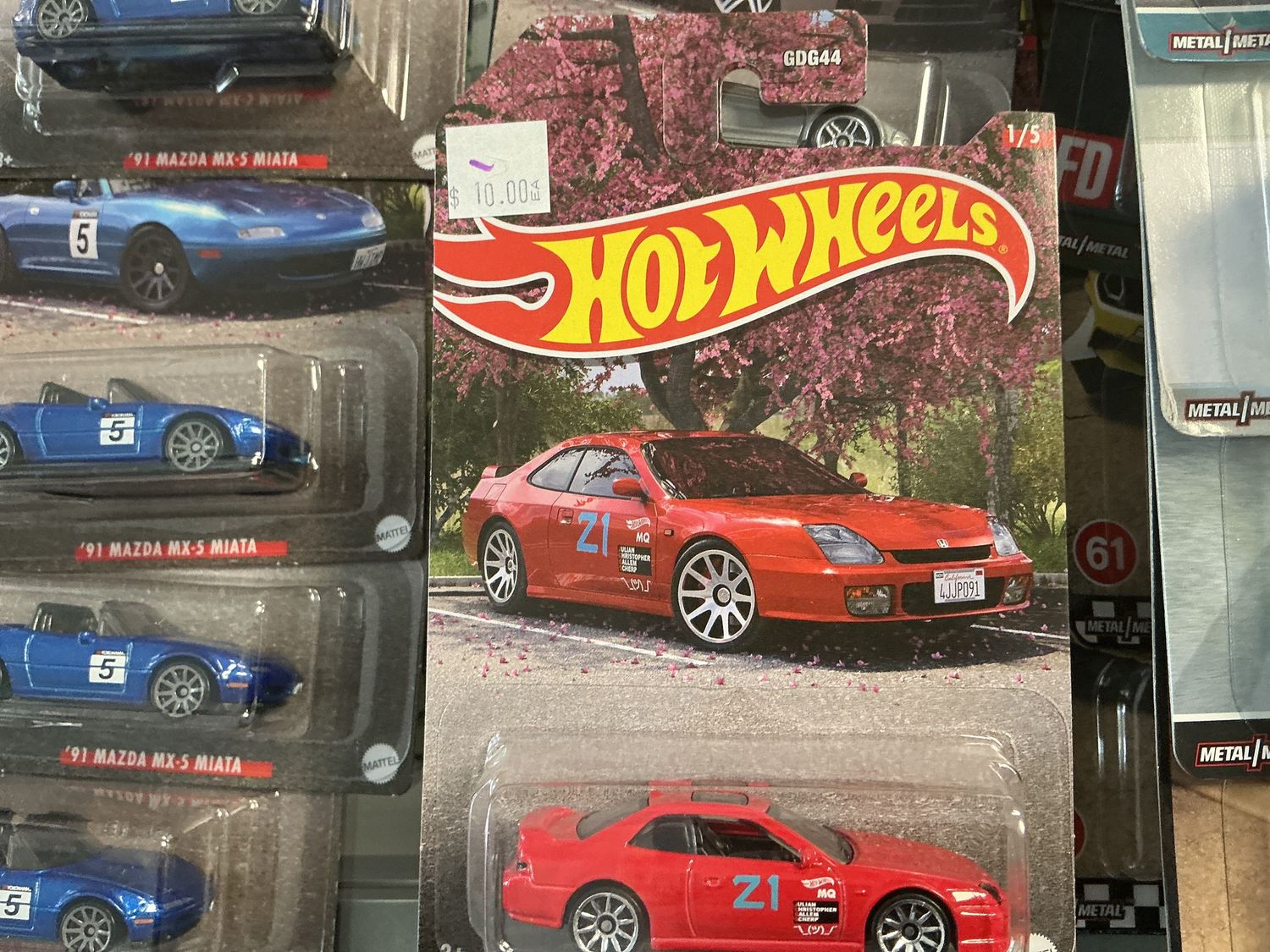 1998 Honda prelude red