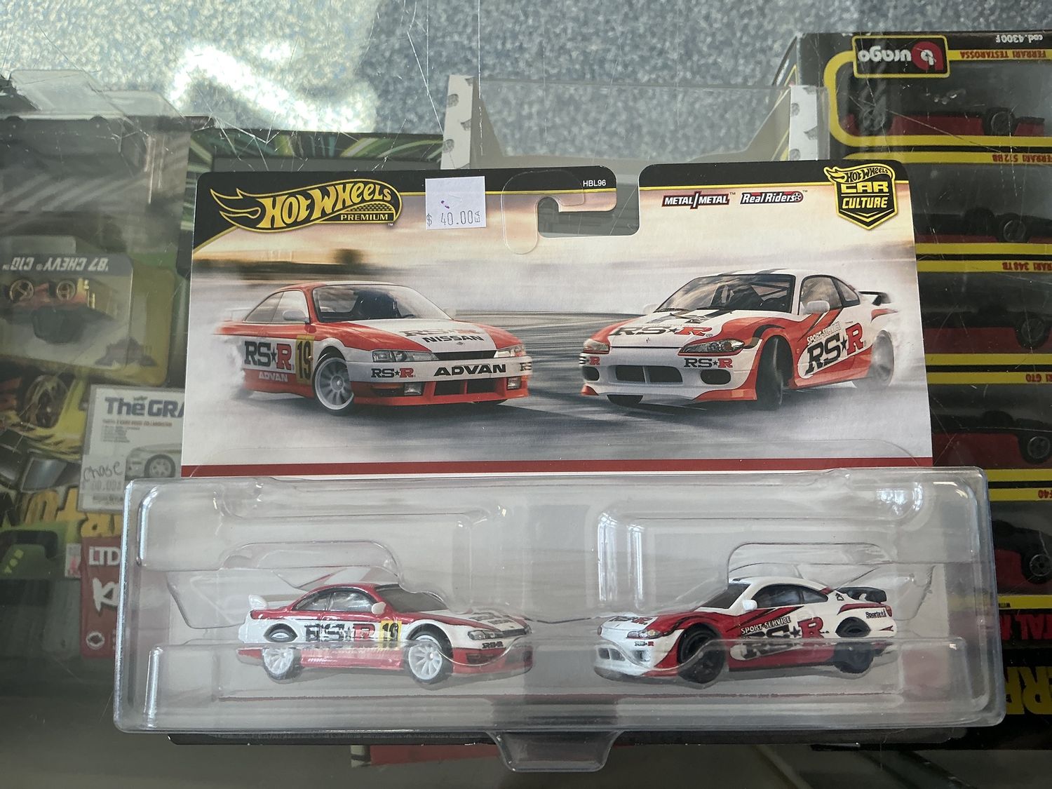 Hot wheels 2 pak Nissan 240 SX with Nissan Sylvia