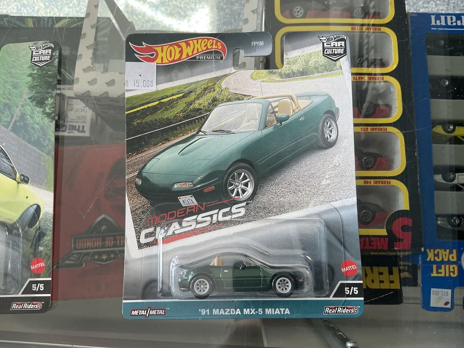 Modern Classics, 1991 Mazda MX five Miata green