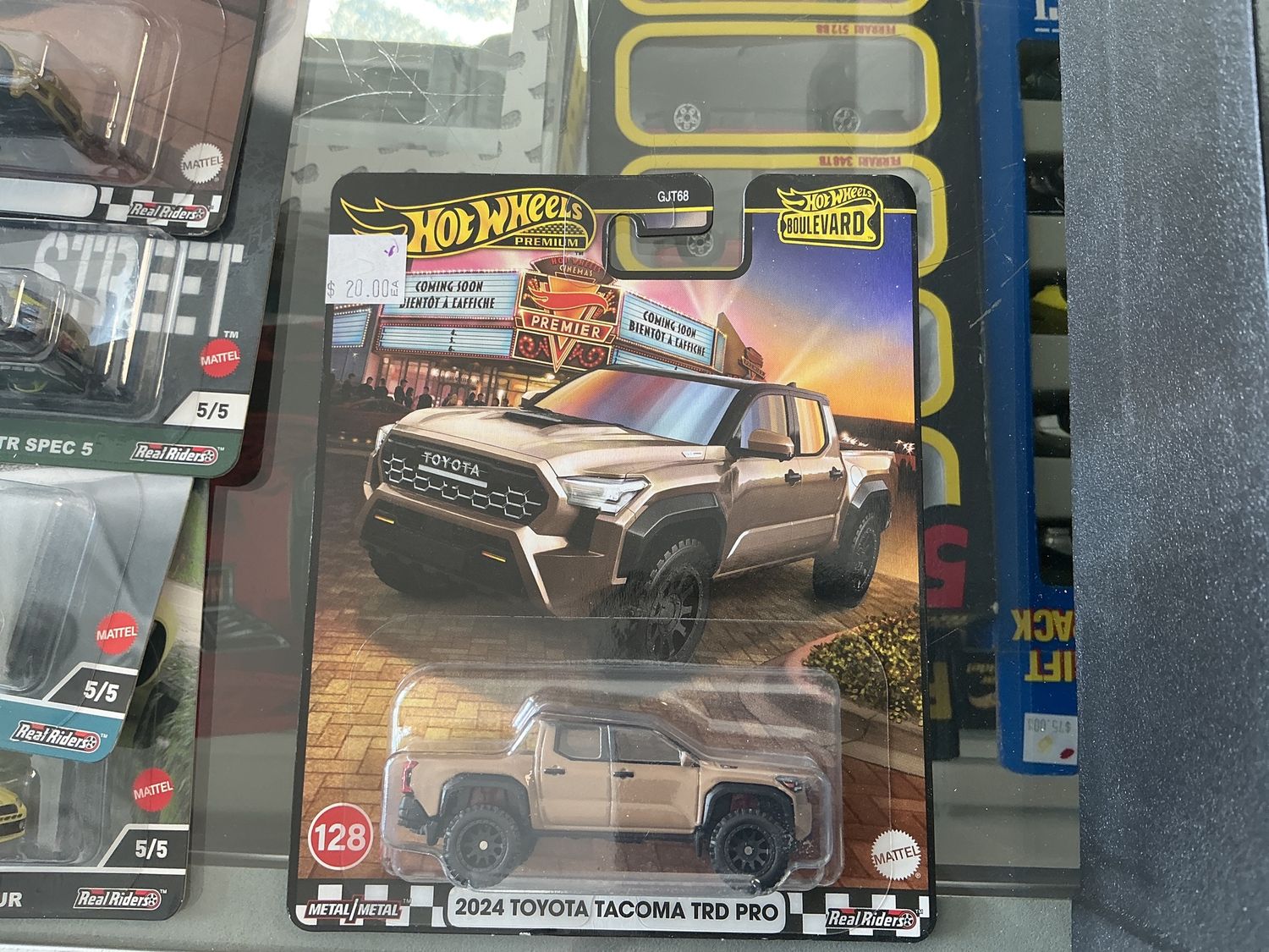 Hot Wheels Blvd., #128 2024 Toyota Tacoma TRD pro brown