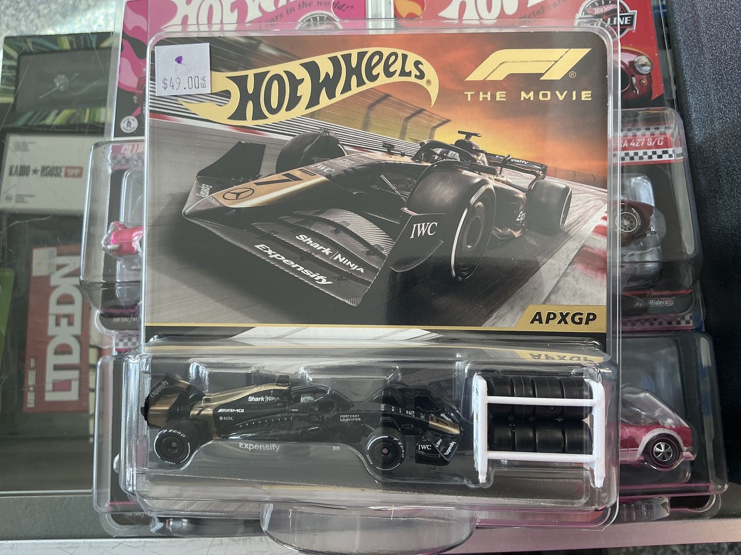 Formula One, the movie a PXGP black and gold