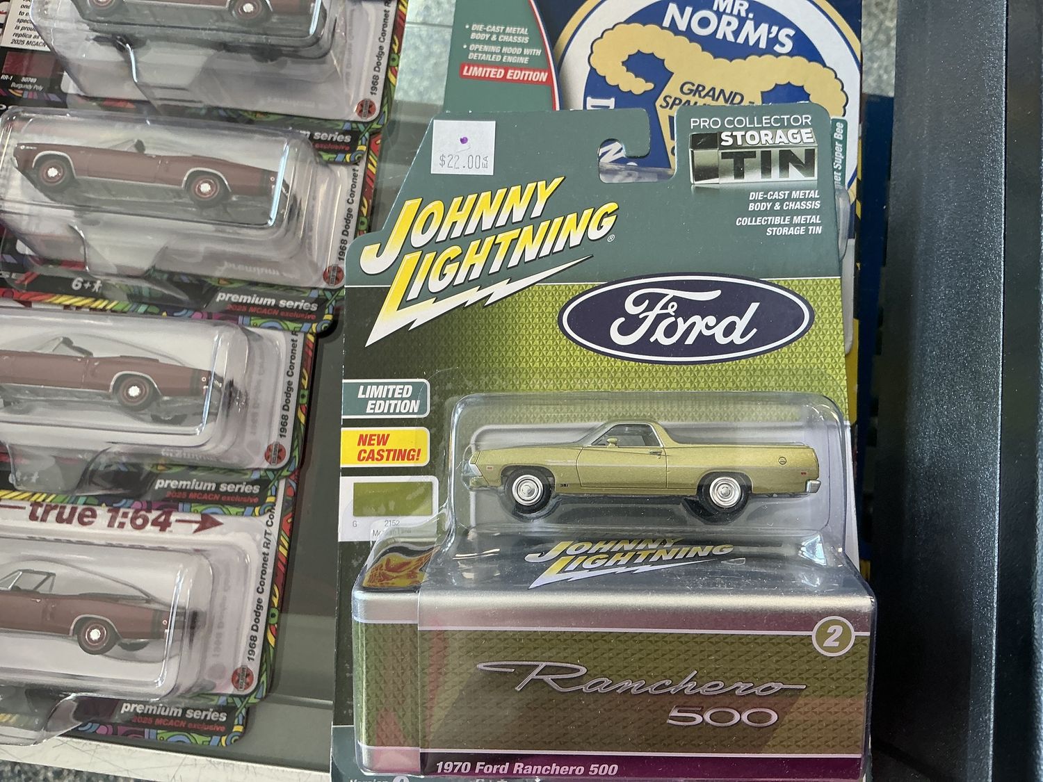 1970 ranchero 510 tin storage green