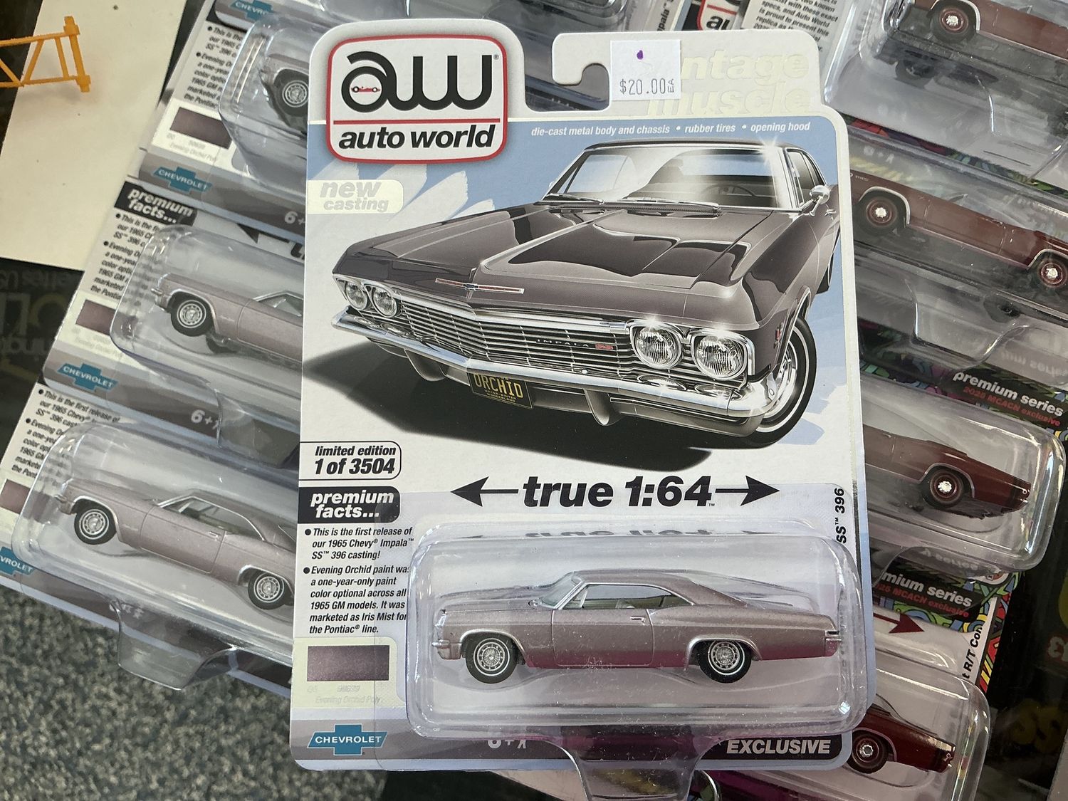 1965 Chevy impala SS  396 evening orchid