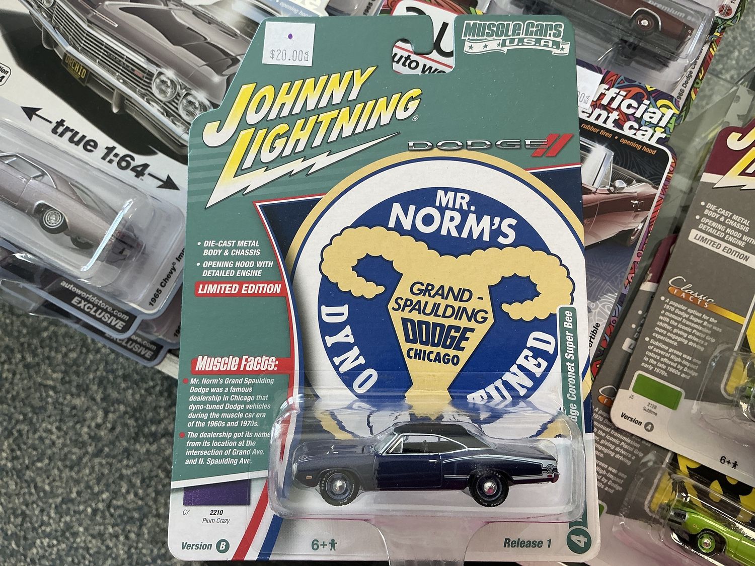 Mr. Norm‘s 1970 Dodge Cornett super B plum crazy