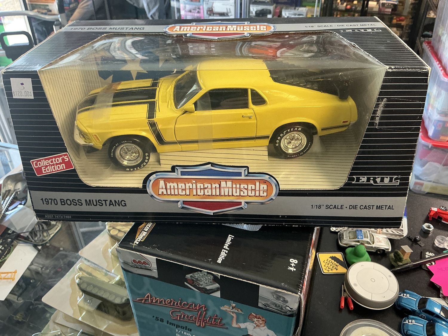 1970 boss Mustang yellow