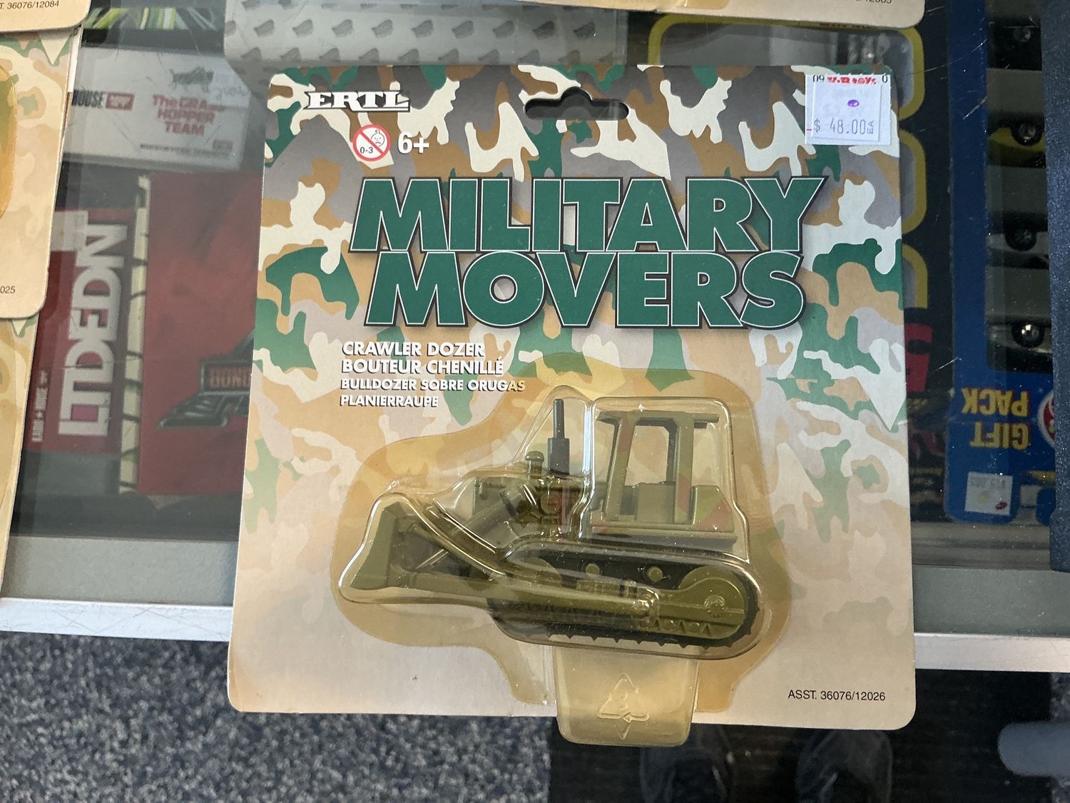 Military movers, crawler dozer