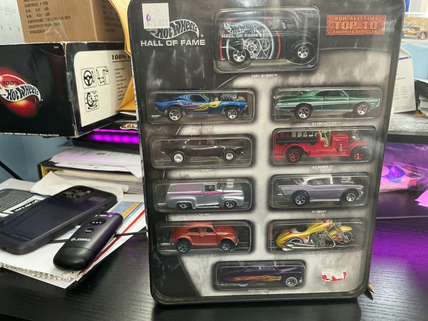 Hot wheels Hall of Fame all-time top 10 favourite vehicles set