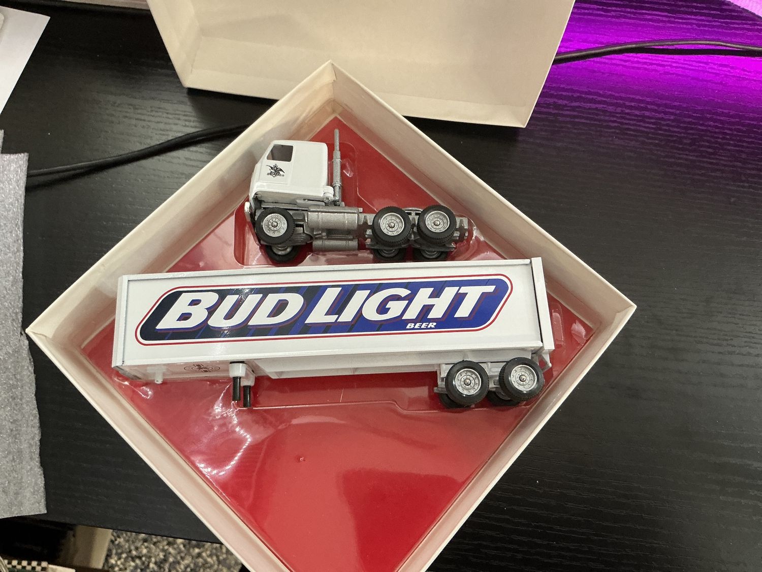 Win Ross, Bud Light, tractor and trailer