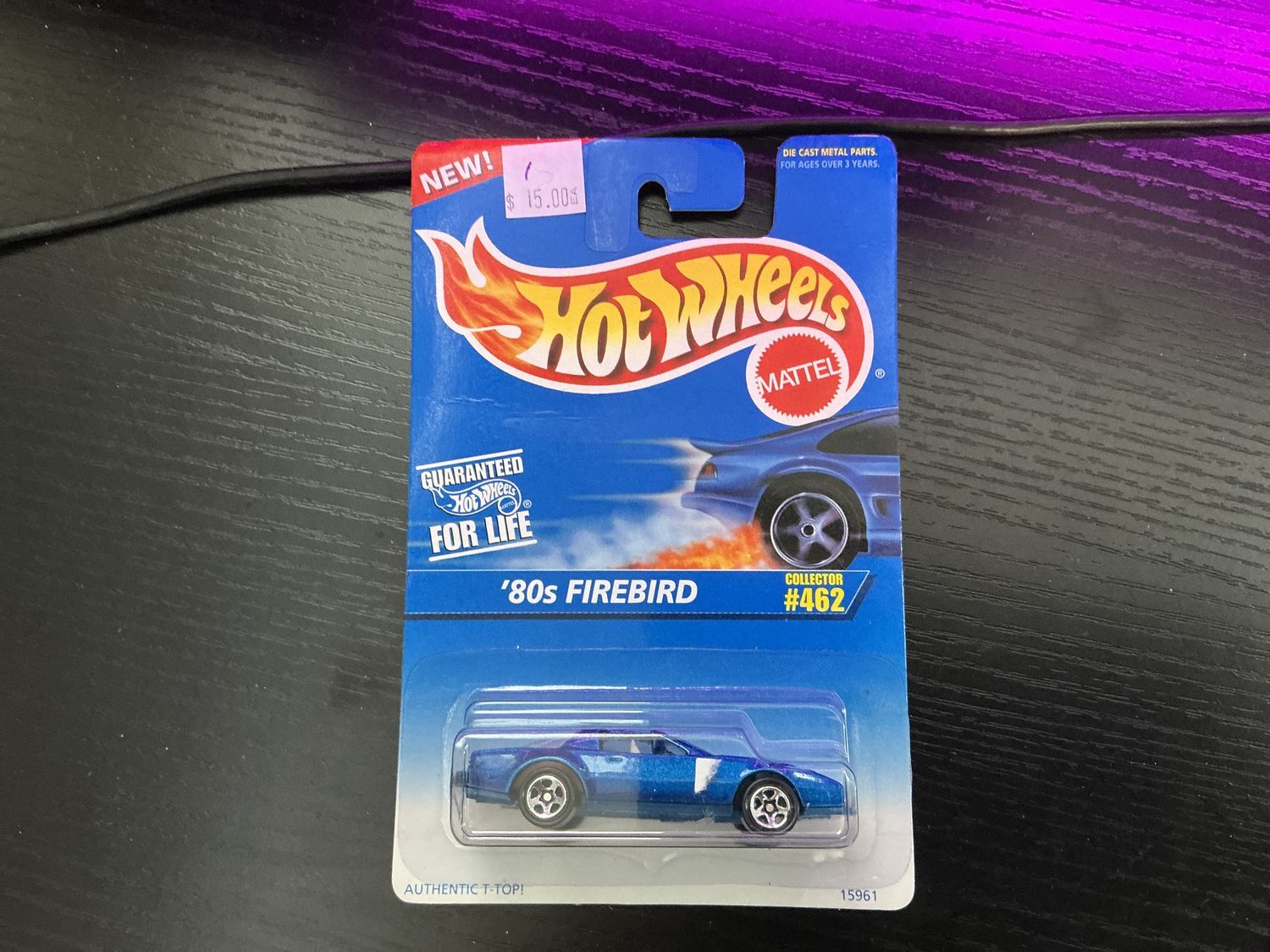 1980s Firebird collector number 462 blue